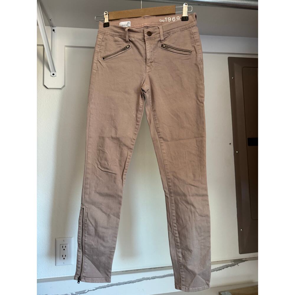 Gap Women's Legging Jean Size 25R Zipper Pockets
